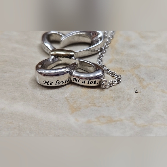 Minnie Mouse Bow Necklace sterling silver and 10k gold Womens - Picture 5 of 15